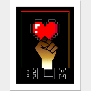 BLM 8-Bit Posters and Art